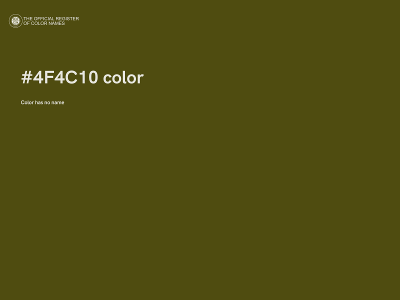 #4F4C10 color image