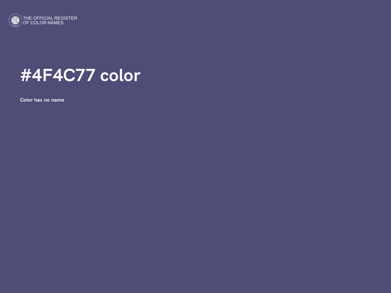 #4F4C77 color image