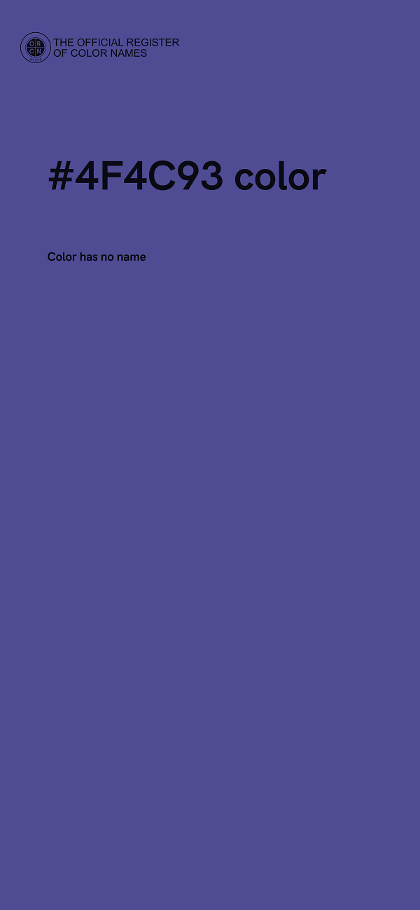 #4F4C93 color image