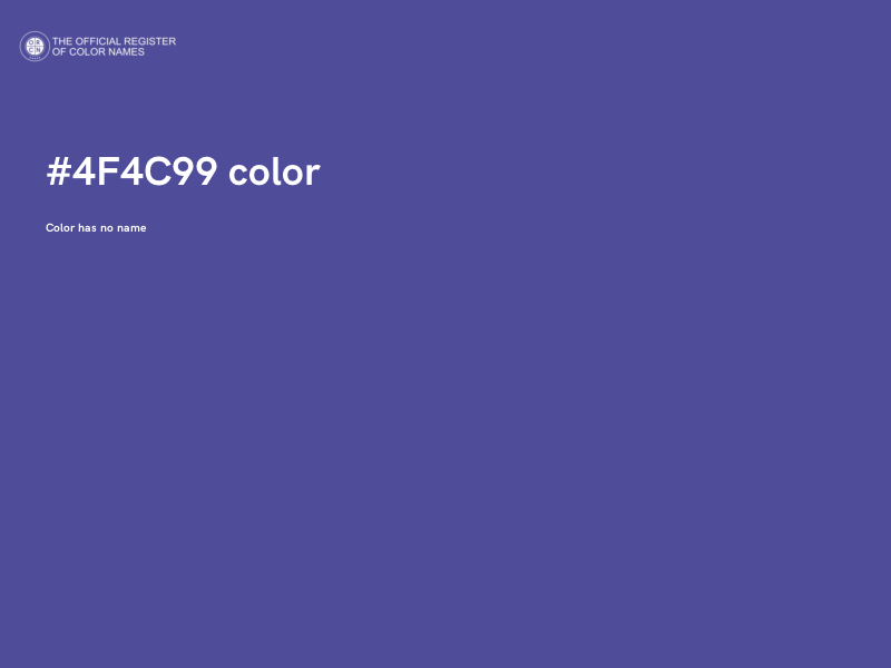#4F4C99 color image