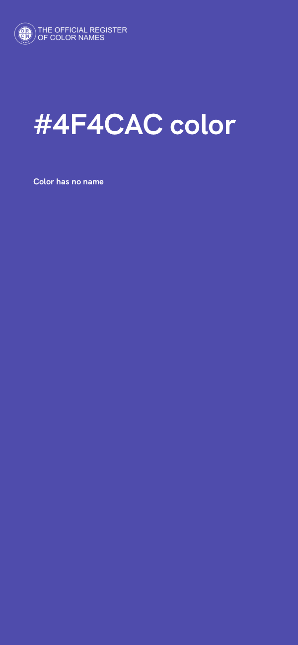 #4F4CAC color image