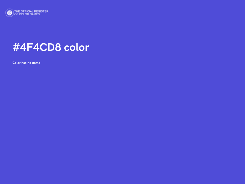 #4F4CD8 color image