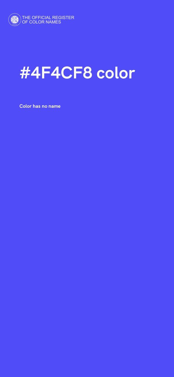 #4F4CF8 color image