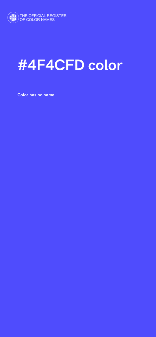 #4F4CFD color image