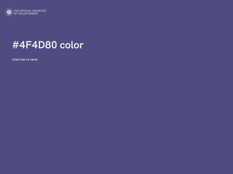 #4F4D80 color image