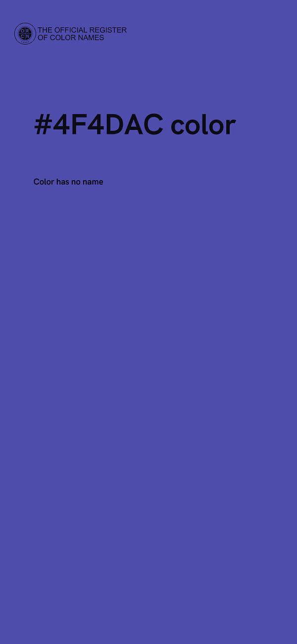 #4F4DAC color image