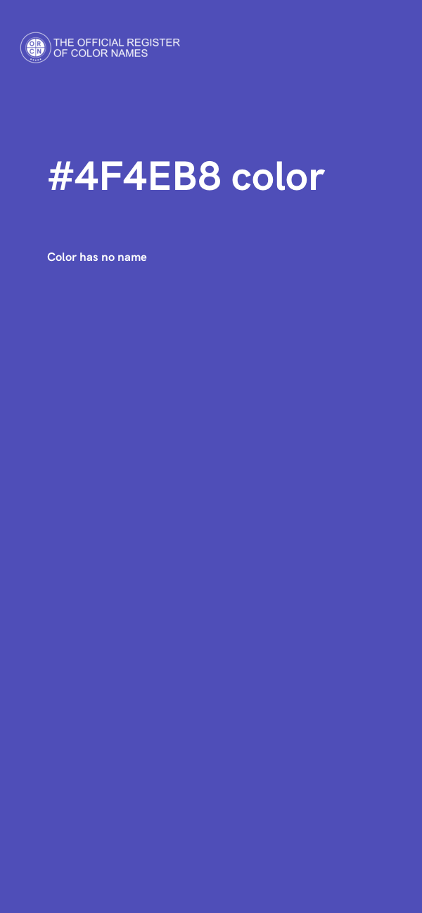 #4F4EB8 color image
