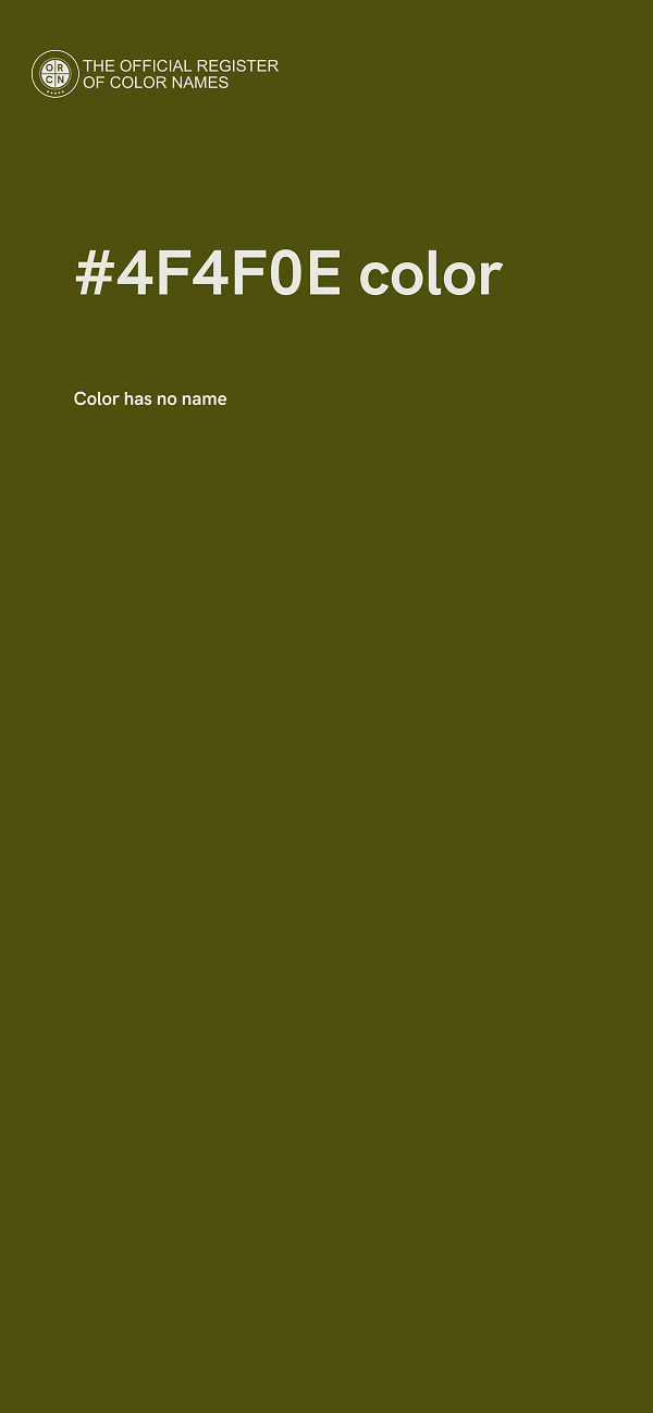 #4F4F0E color image