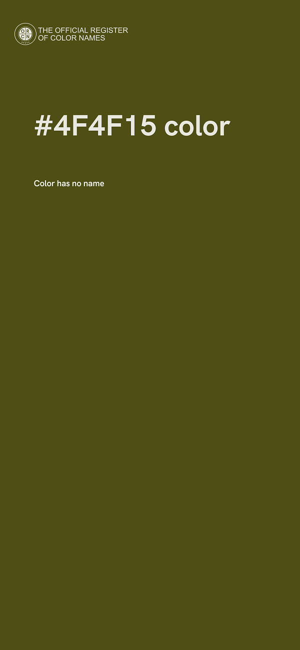 #4F4F15 color image