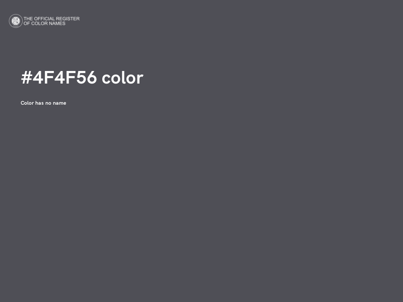#4F4F56 color image