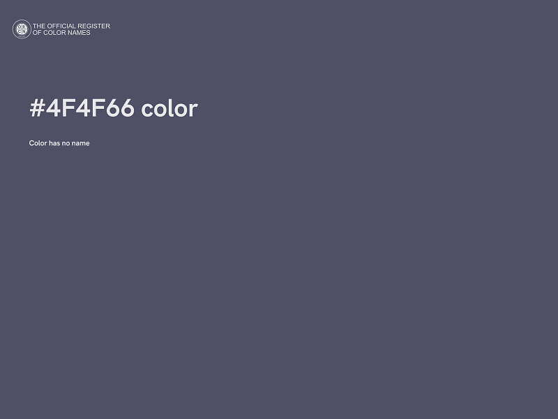 #4F4F66 color image