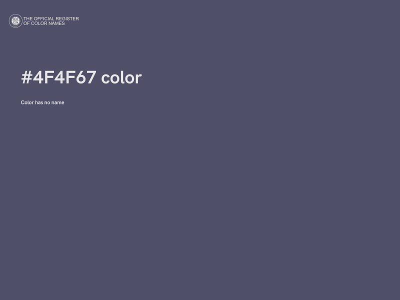 #4F4F67 color image