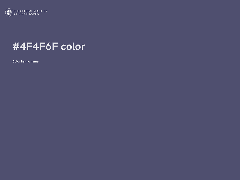 #4F4F6F color image