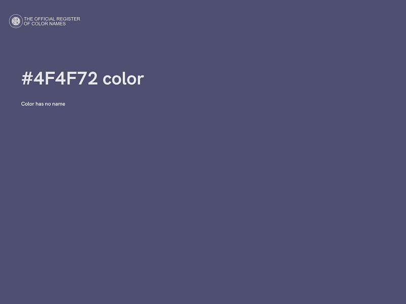 #4F4F72 color image