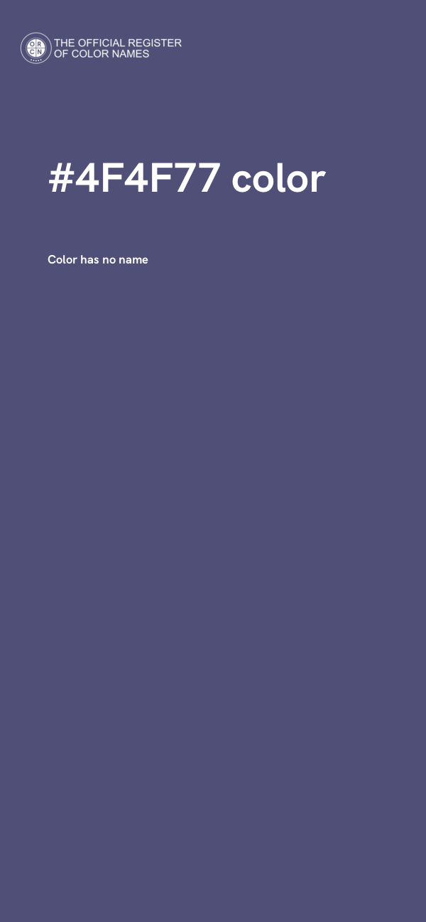 #4F4F77 color image