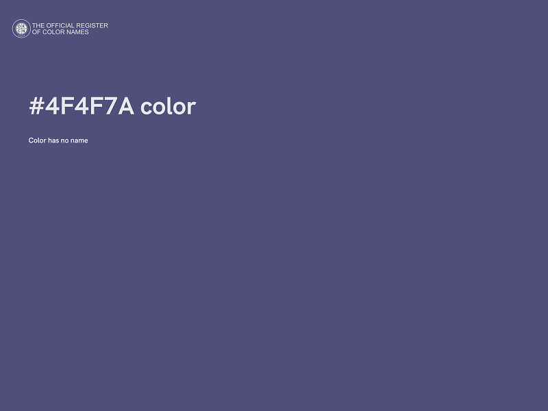 #4F4F7A color image