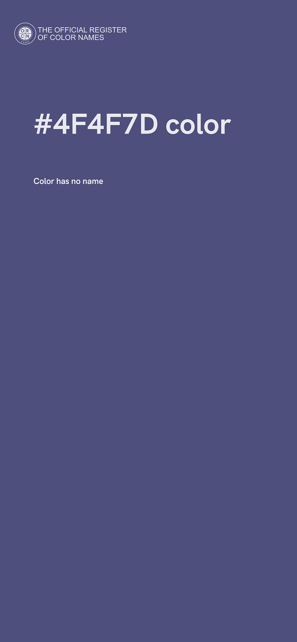 #4F4F7D color image