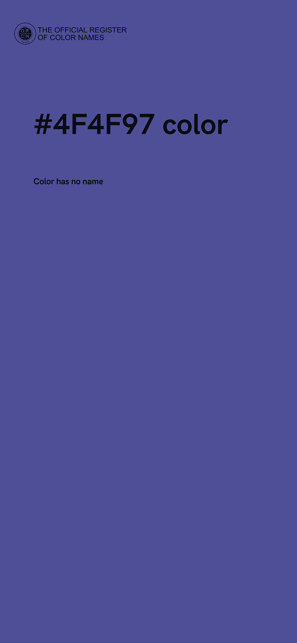 #4F4F97 color image