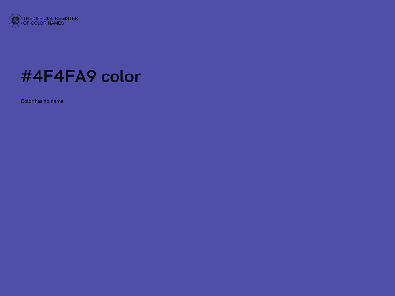 #4F4FA9 color image