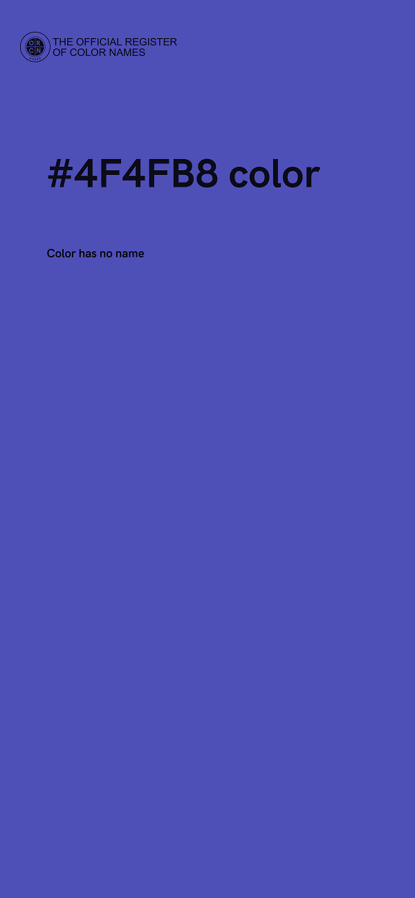#4F4FB8 color image