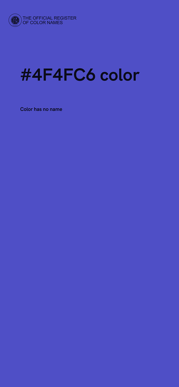 #4F4FC6 color image