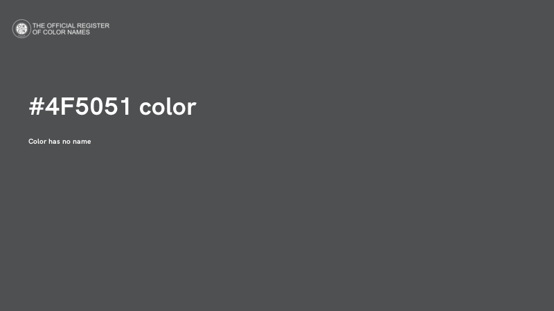 #4F5051 color image