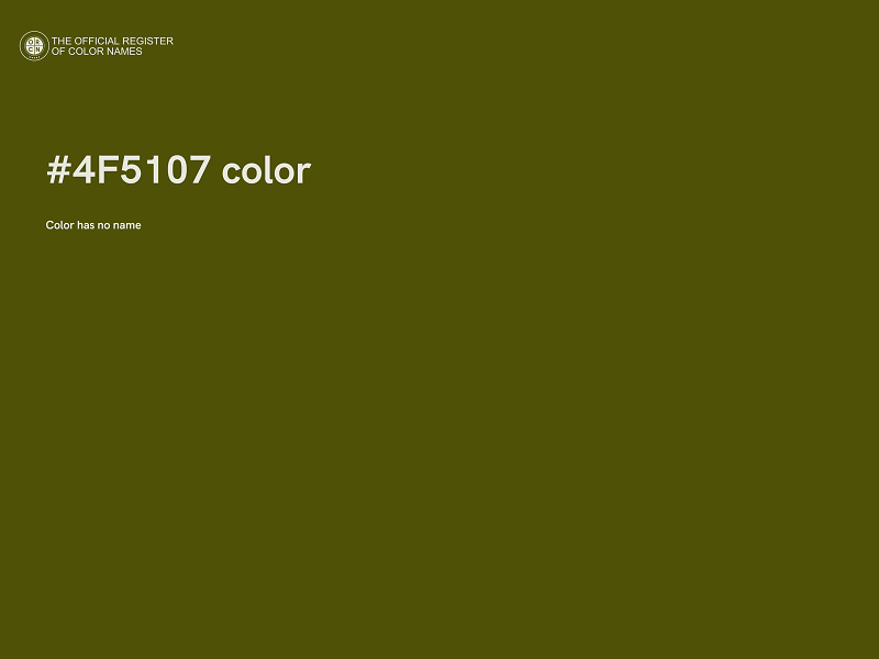 #4F5107 color image