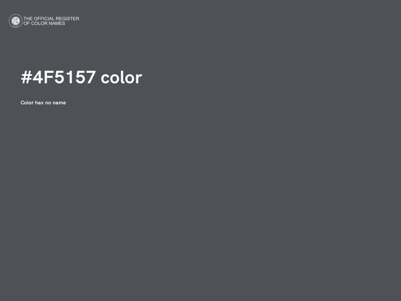 #4F5157 color image