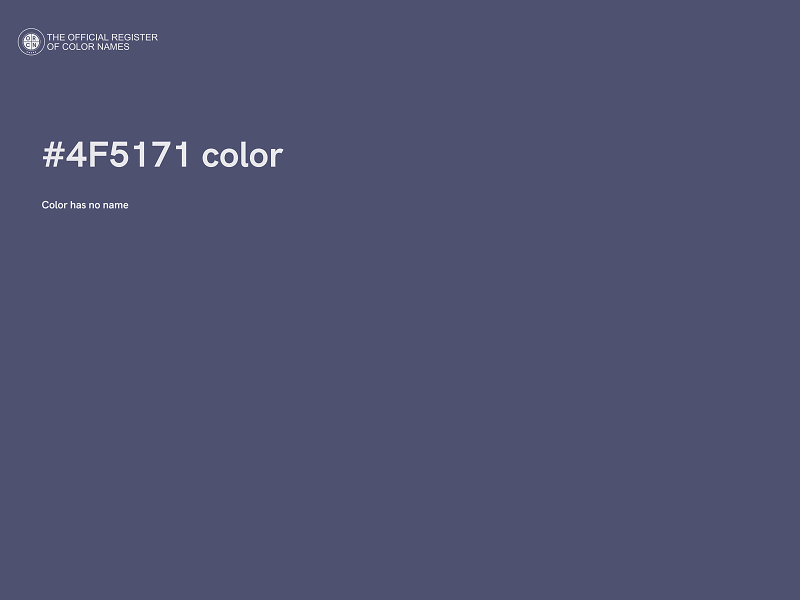 #4F5171 color image