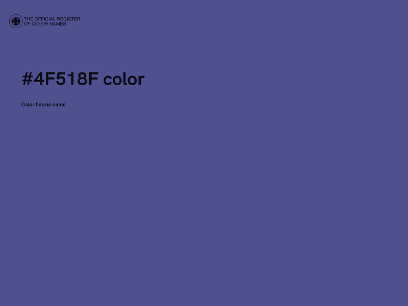 #4F518F color image