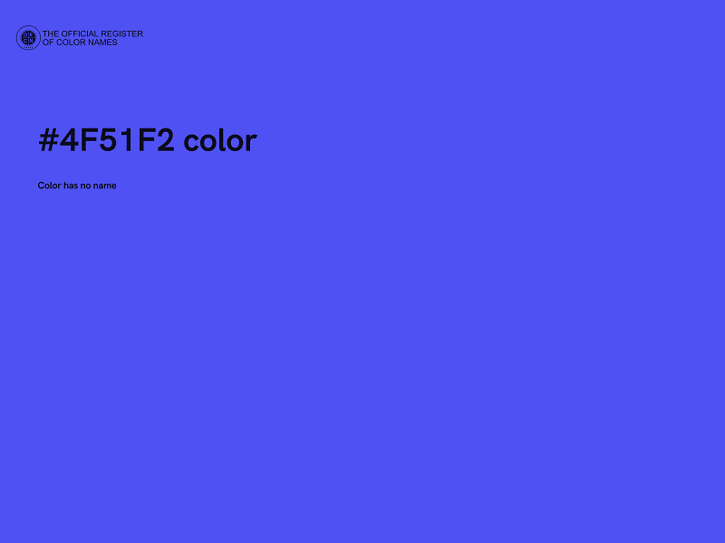 #4F51F2 color image