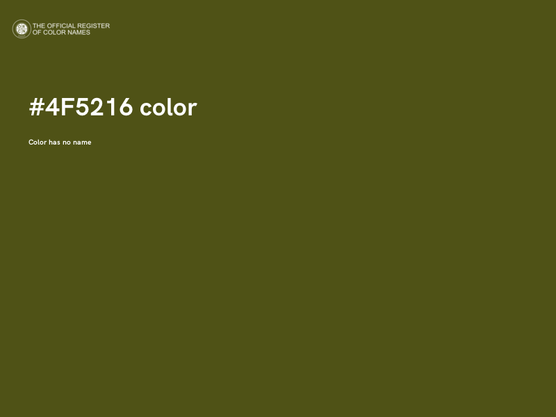 #4F5216 color image