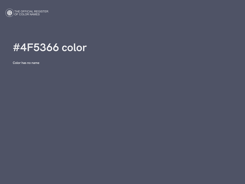#4F5366 color image