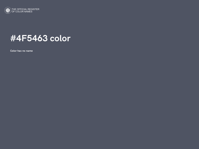 #4F5463 color image