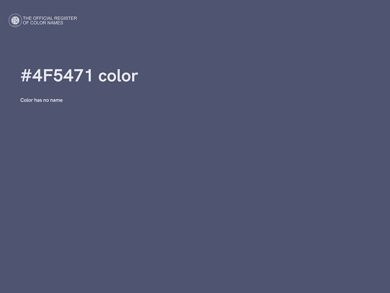 #4F5471 color image