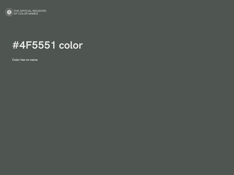 #4F5551 color image