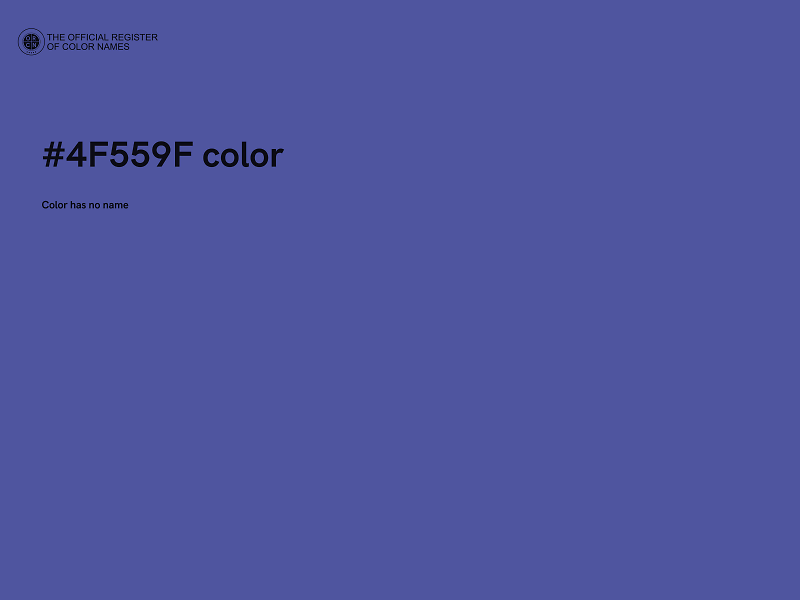 #4F559F color image
