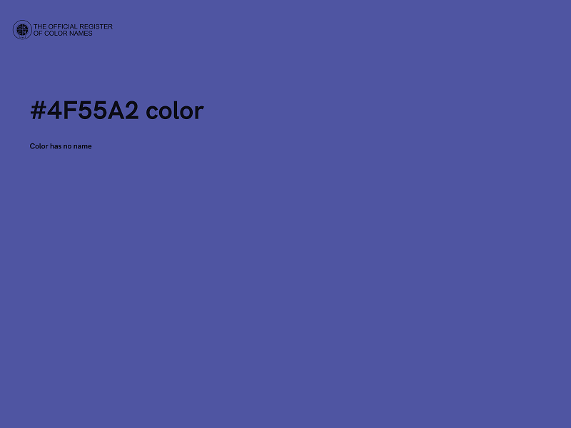 #4F55A2 color image