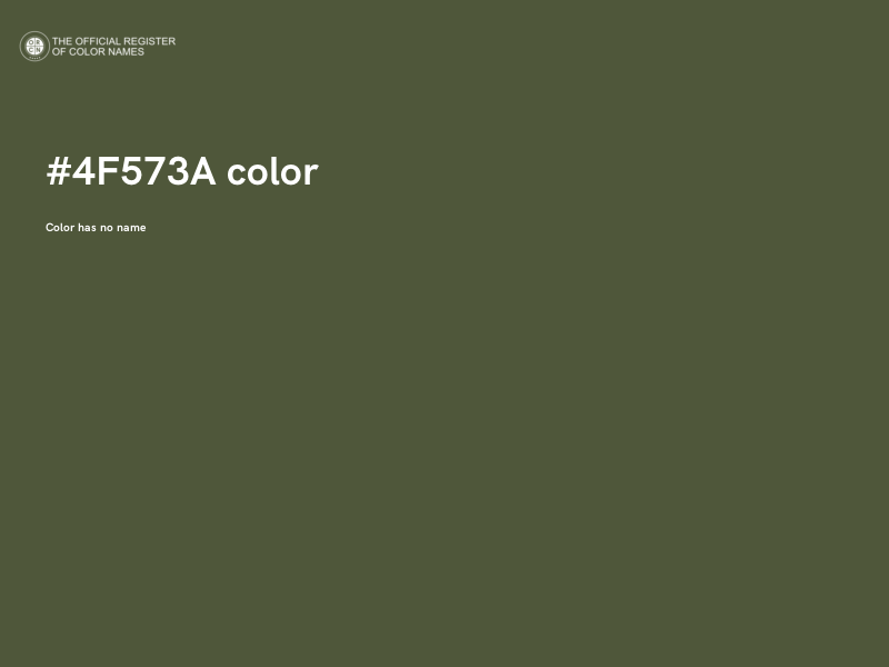 #4F573A color image