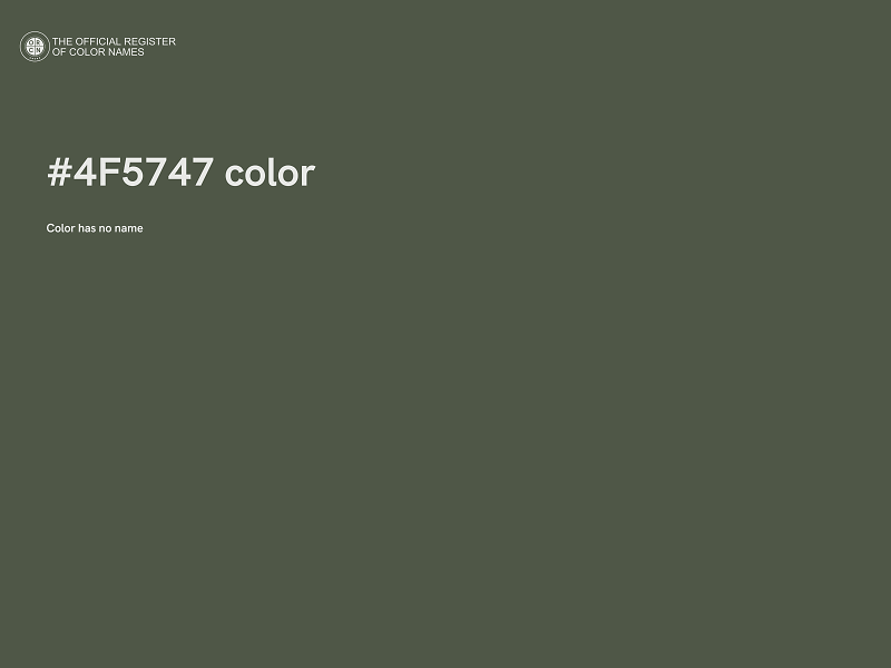 #4F5747 color image