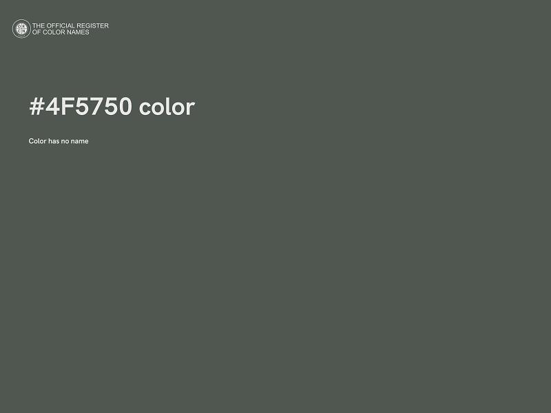 #4F5750 color image