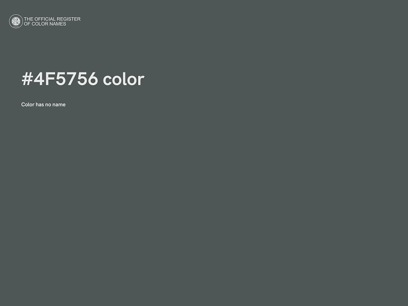 #4F5756 color image