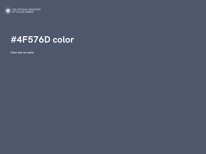 #4F576D color image