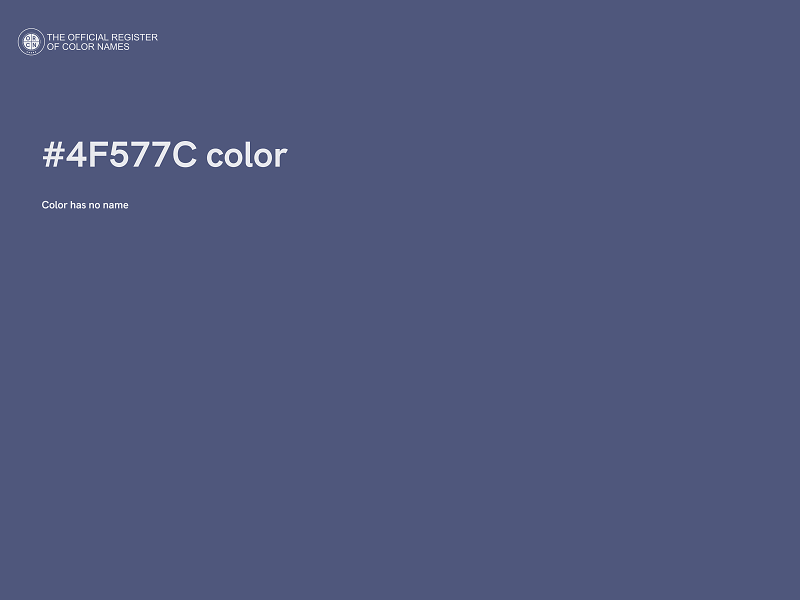 #4F577C color image