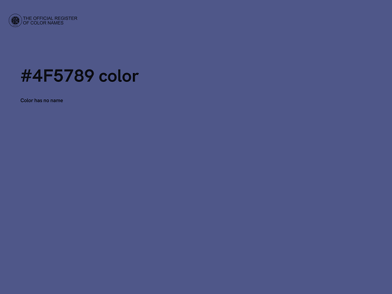 #4F5789 color image