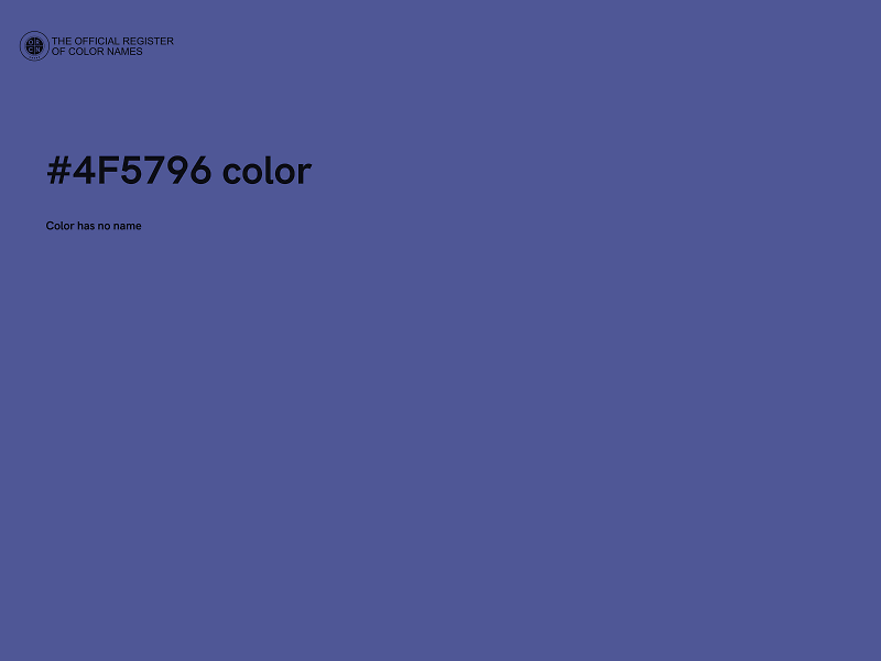 #4F5796 color image