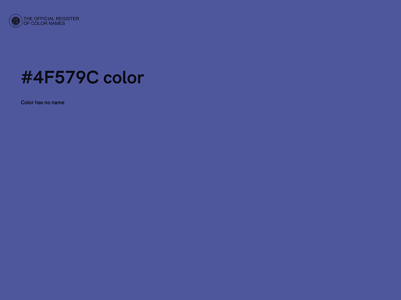 #4F579C color image