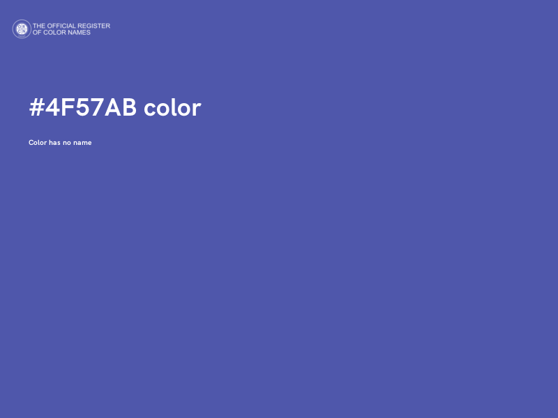 #4F57AB color image