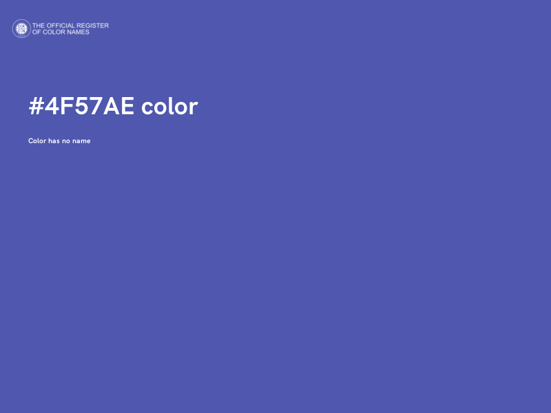 #4F57AE color image