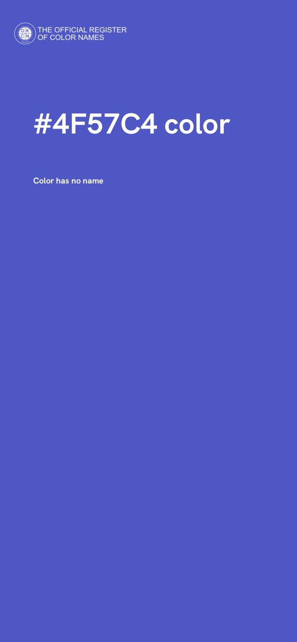 #4F57C4 color image